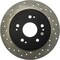 Centric Parts Sport Cross Drilled Brake Rotor, 128.40068R 128.40068R - alternate 1